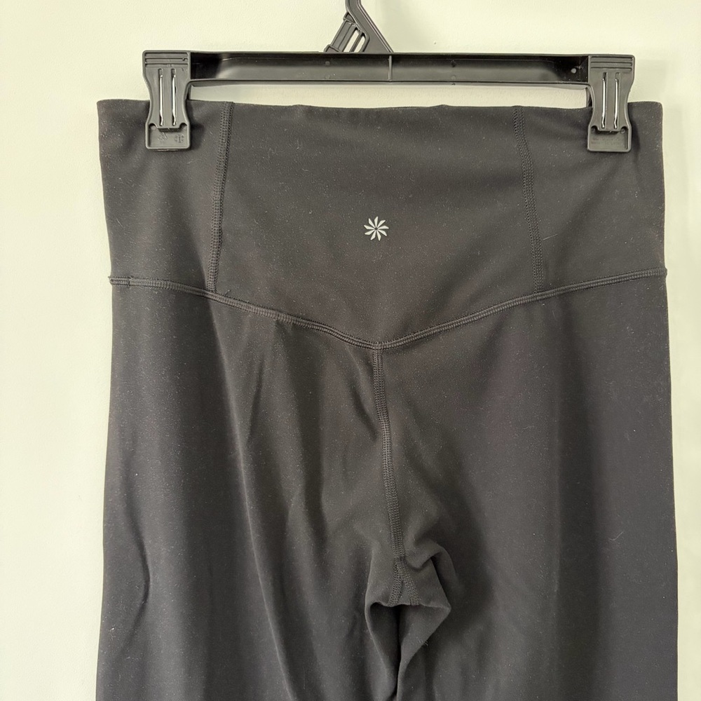 Athleta Ultra High Rise Elation Flare Leggings Black 34.5in Medium TALL - Picture 5 of 12